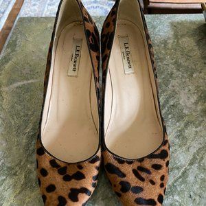 LK Bennett 3" pumps, size 9.5, leopard print